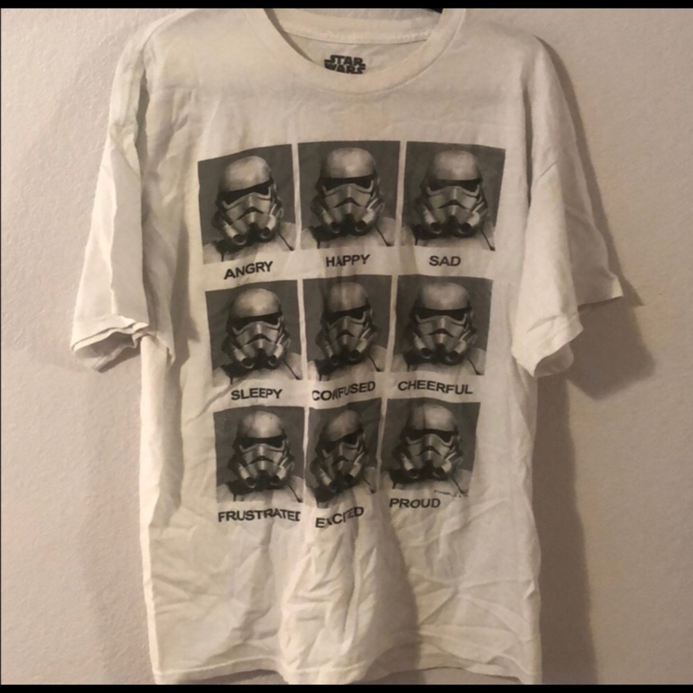 Star Wars Short Sleeve White T-shirt